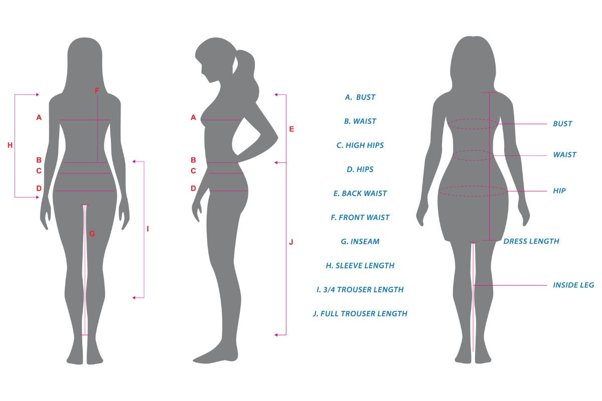 body measurement chart