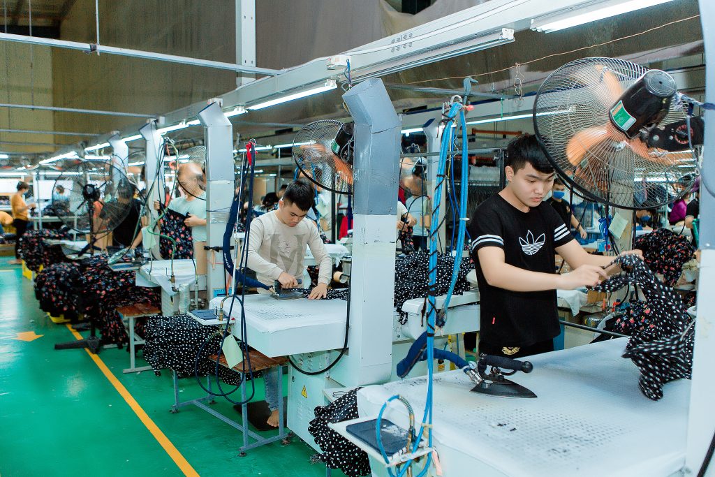 operation at ladies’ wear factory in Vietnam