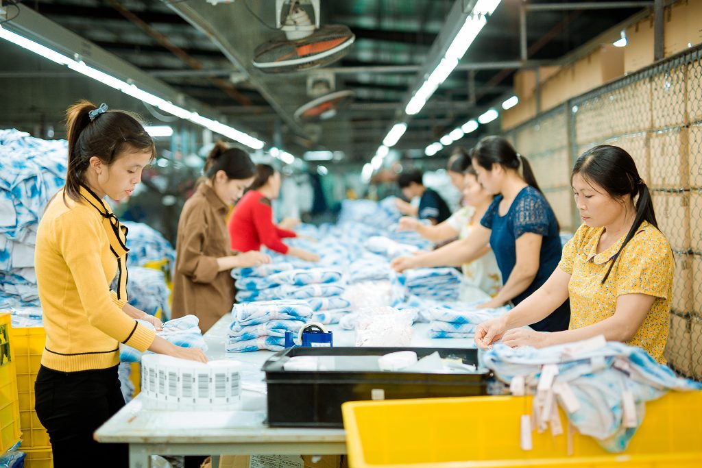 operation at ladies’ wear factory in Vietnam