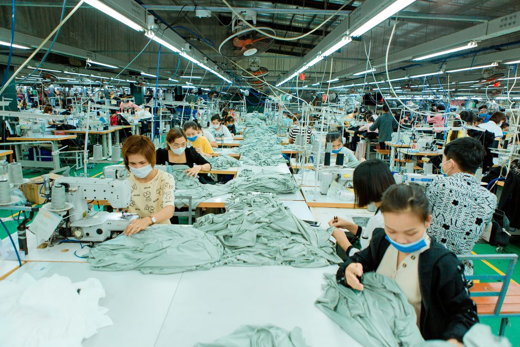 operation at ladies’ wear factory in Vietnam
