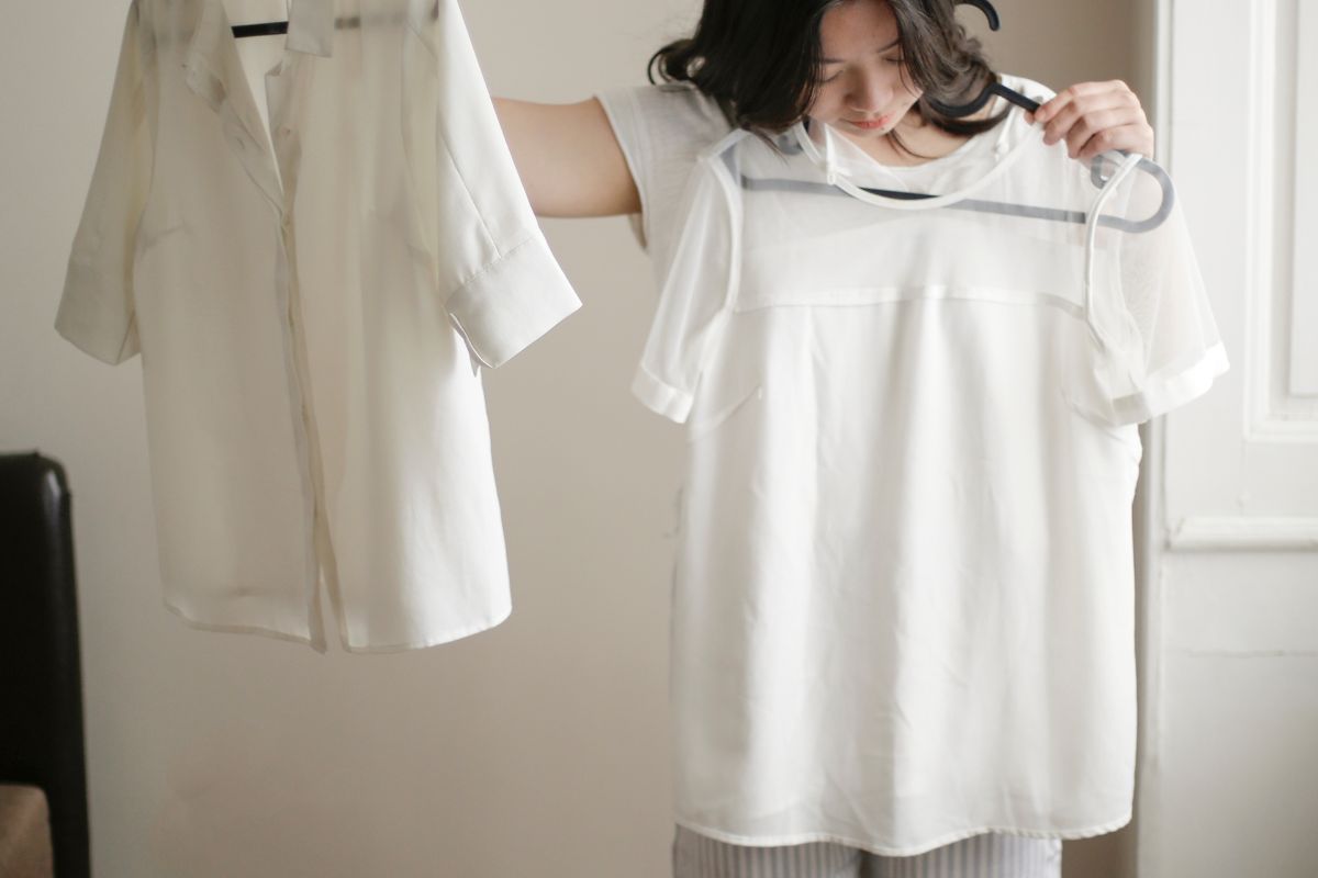 clothes made from viscose fabric
