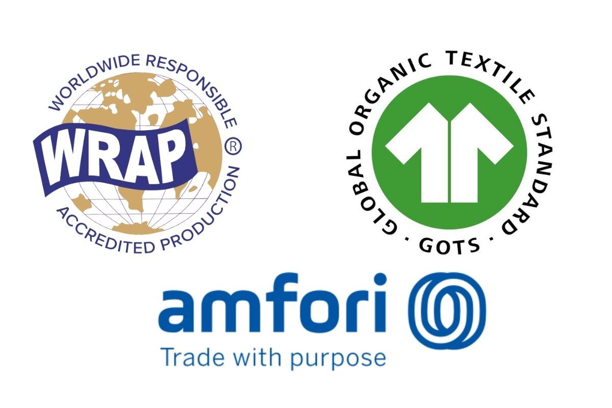 wrap gots amfori bsci certificate